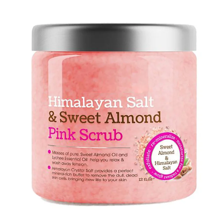 Pink Himalayan Salt Body Scrub100% Natural Exfoliating Body Scrub with Sweet Moisturizes.