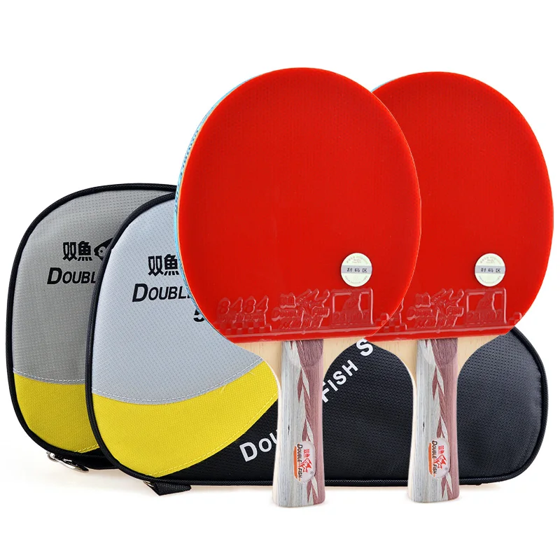 Double fish 5-star comprehensive table tennis racket 7 layers of pure wood  ping pong racket Table tennis board