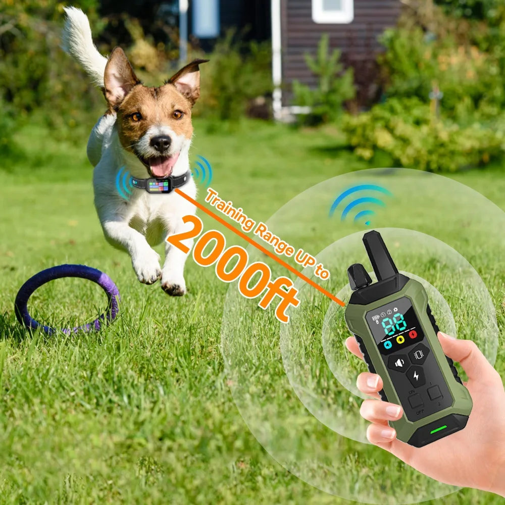 dog training collar with gps wireless dog fence with radium 25m at min polygon round invisible fence for dogs