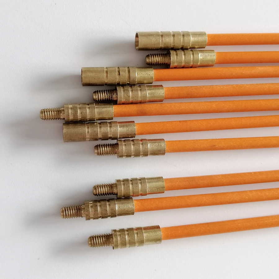 Fiberglass Running Electrical Wire Cable Rods Wire Pulling, Fish Rods Electrical Kit Puller