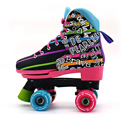  Дизайн отказов подшипники для роликовых Инлайн коньков Patines комплект Регулируемая квад Роликовые кроссовки маленьких детей HS-Q006 2021 Новый 9506702000 красный нейлон пена +
