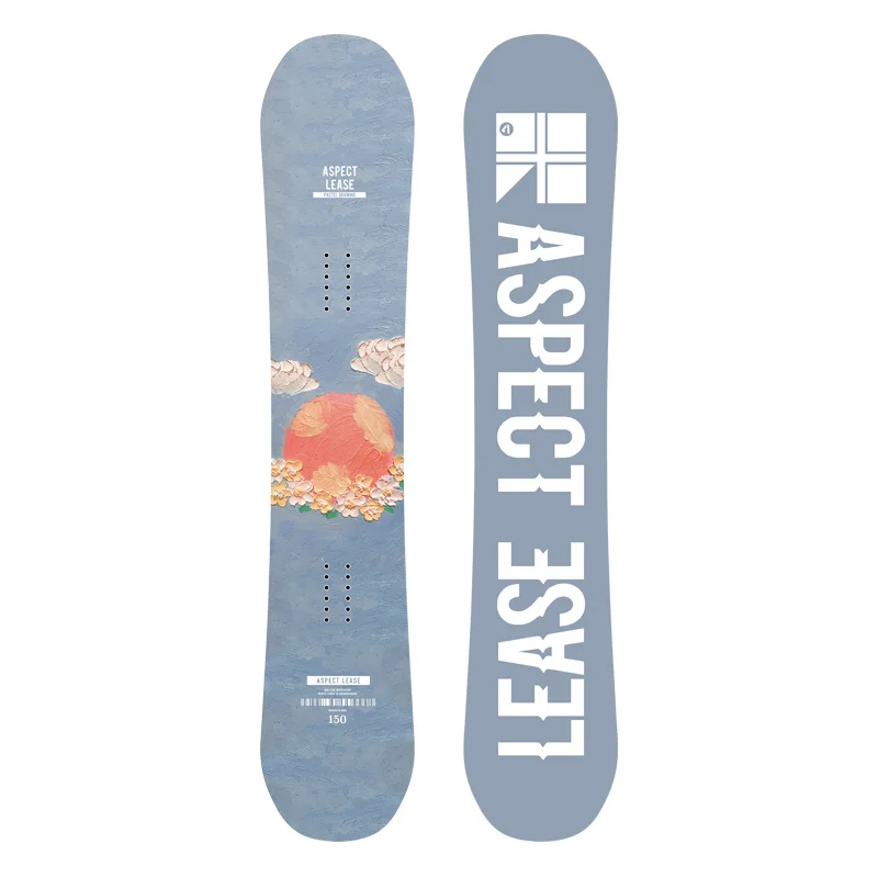 Professional Level Snowboard With Flat Pattern Free Ride Cheap Snowboard Set For Adults
