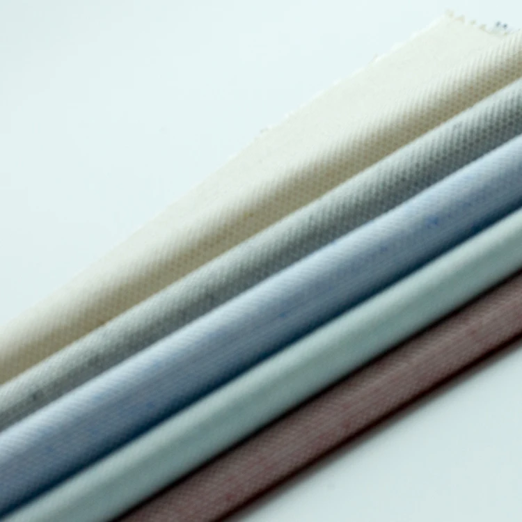 High quality yarn dyed ramie cotton shirt fabric