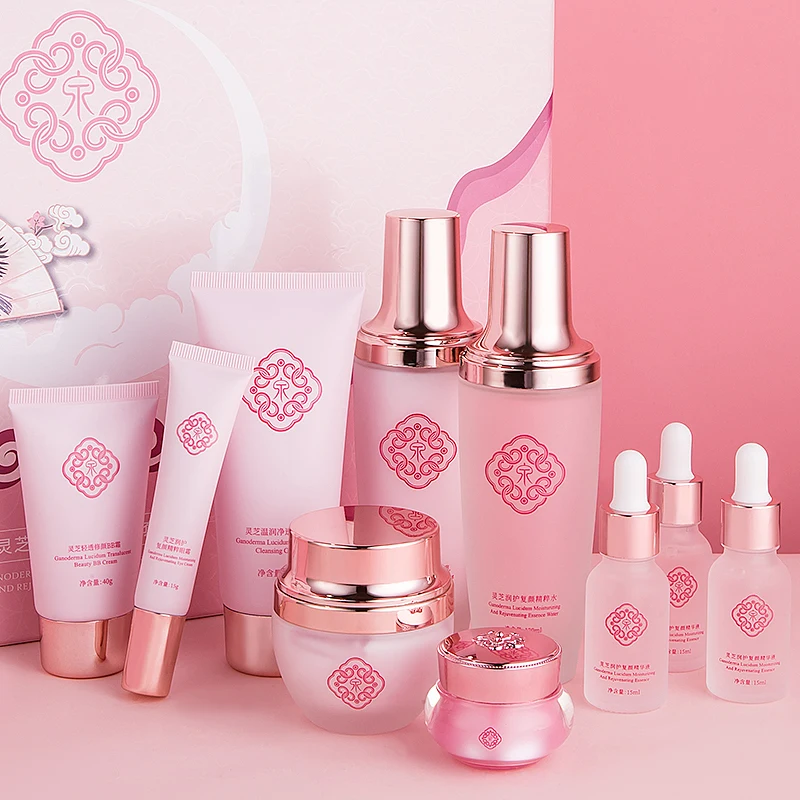 Небольшой минимальный заказ индивидуальный антивозрастной Набор для лица средство удаления темных точек органический отбеливающий набор ухода за кожей