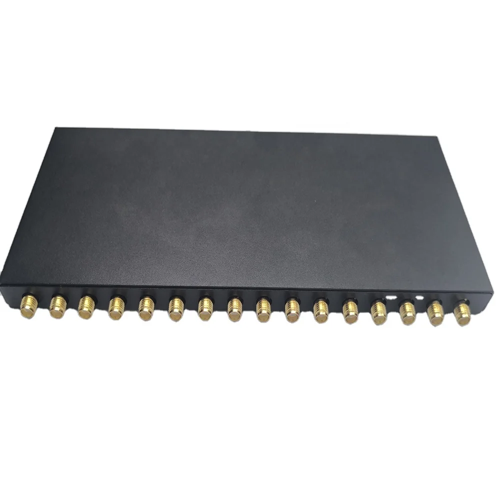 NST Best 16 Way Power Splitter Low Insertion Loss telecommunications 868MHz 915Mhz Antenna Splitter High Isolation SMA Connector