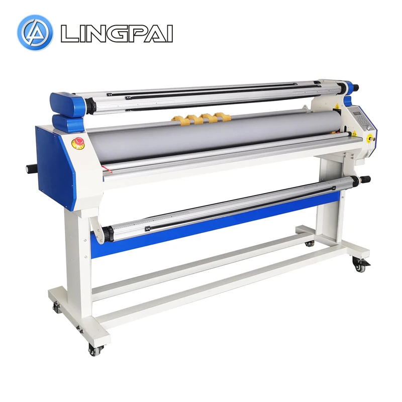 Lingpai LP1700-T1 1700 мм широкоформатный ламинатор с верхним тепловым роликом машина для ламинирования