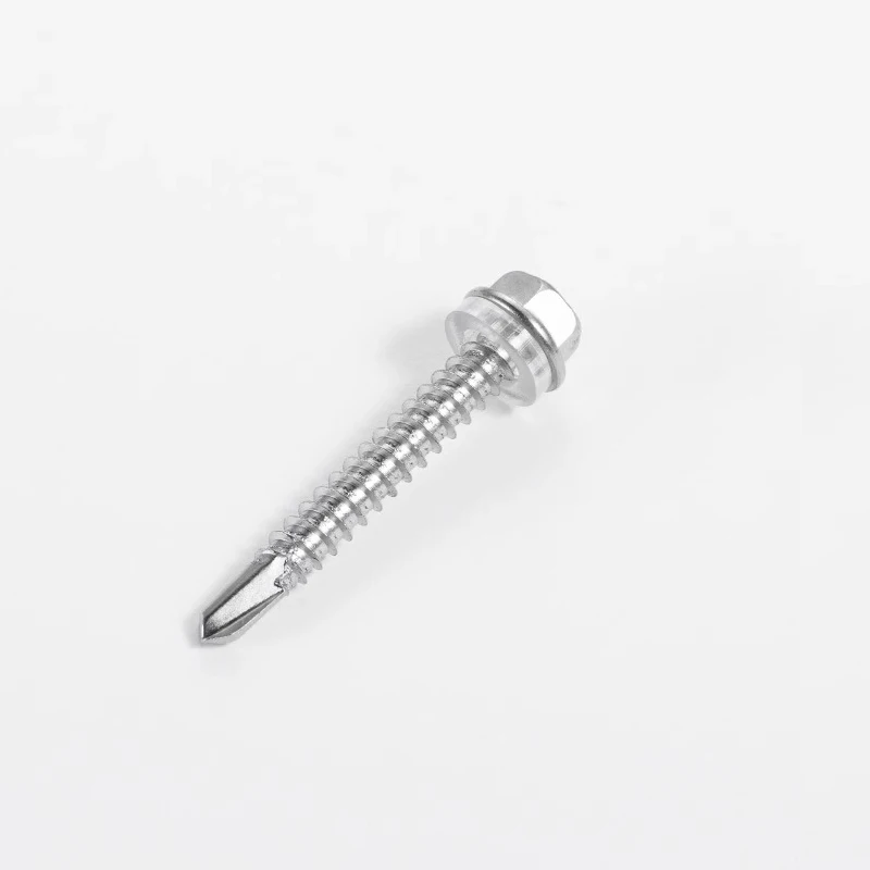 Factory wholesale High quality DIN7504K 410 304 316 Stainless steel hexagonal self drilling screws