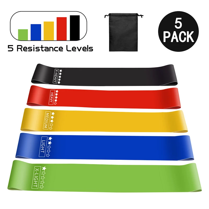 Flexibility Mini Fitness Latex Rubber Resistance Band Loops