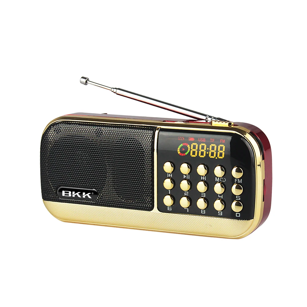 BKK best selling radio mini wireless multifunctional portable easy to take with you handle speaker