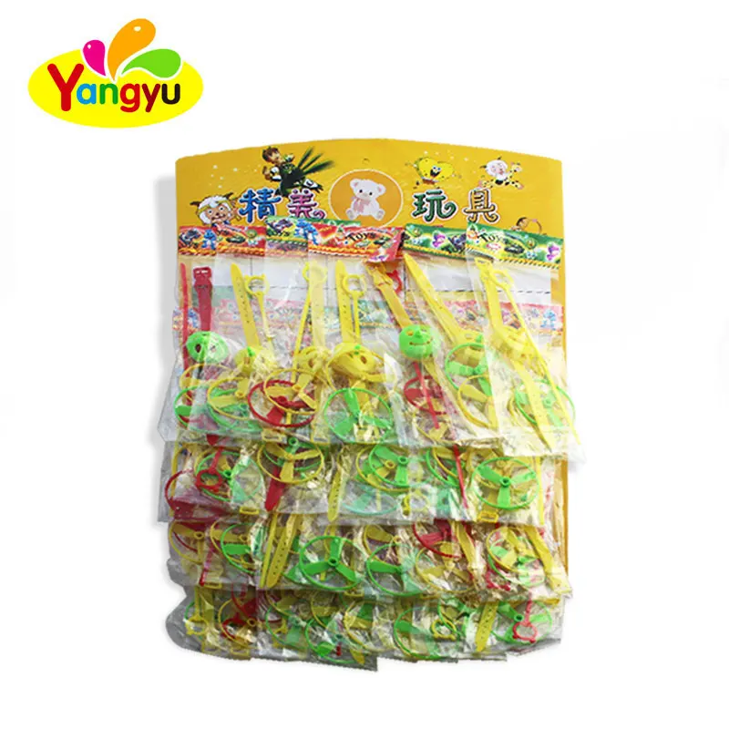 Wholesale promotion funny flying toy and watch toys without candy