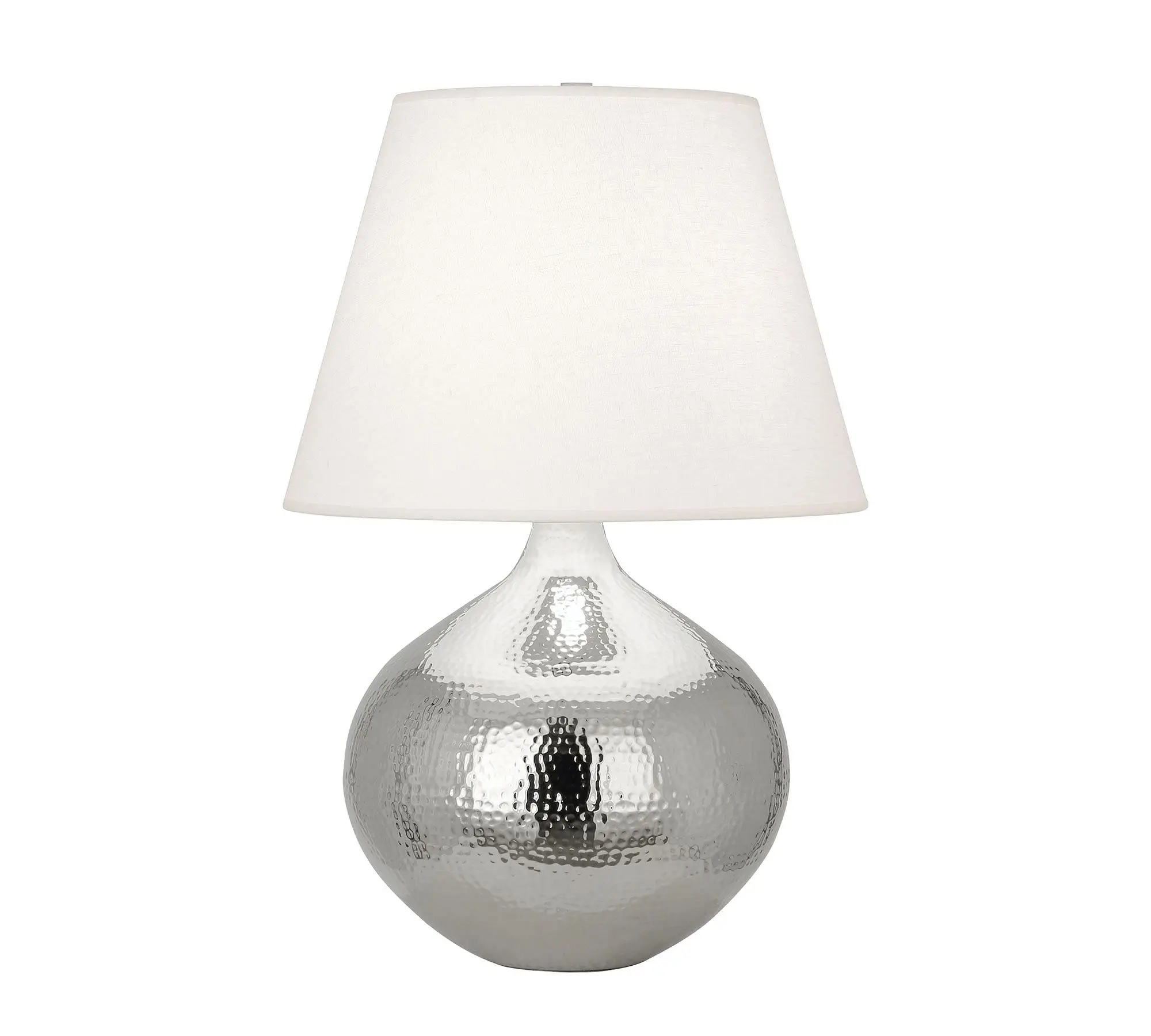 Simple Elegant Style Black Ceramic Round Shape Table Lamp for Home Bedroom Decoration