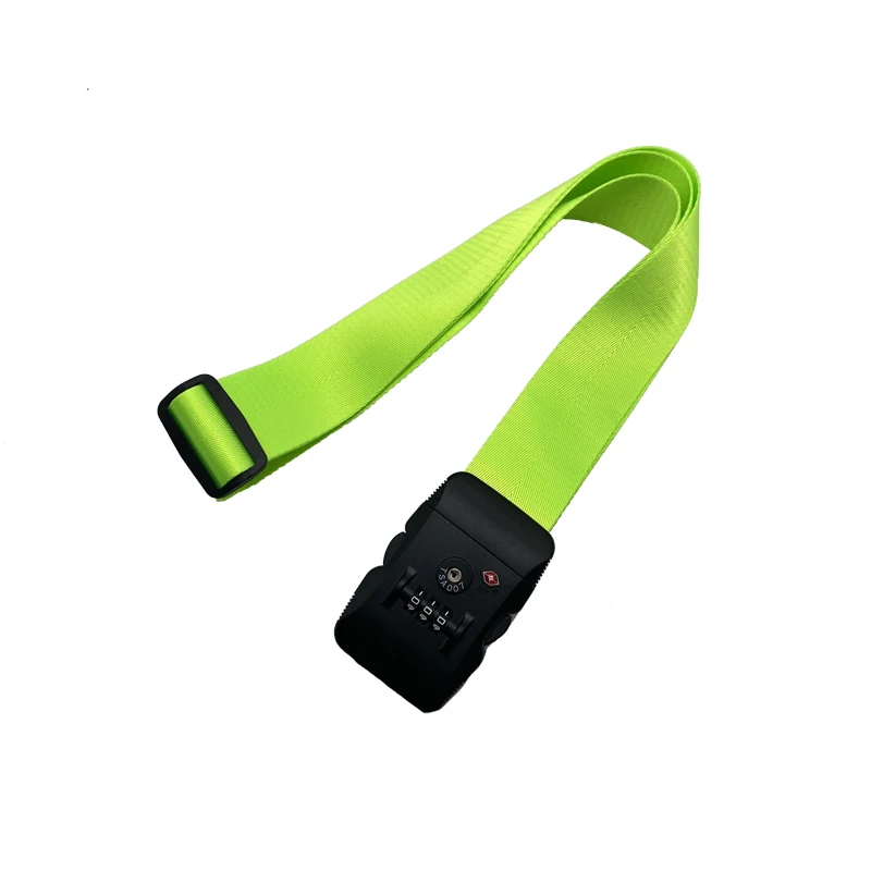 2023 fashion new trend wholesale high quality nylon line luggage strap latch color combination lock custom lock suitcase strap