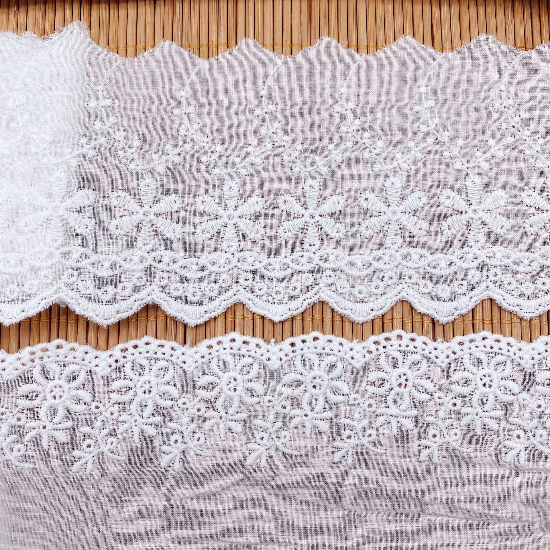 
Lace Ribbon Sewing, French Lace Embroidery, Lace Trim Cotton 