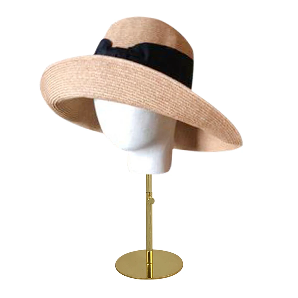 
Boutique Headband Display Head stand Mannequin Hat Glasses Wig Display Adjustable Height Canvas Mannequin Head for display 