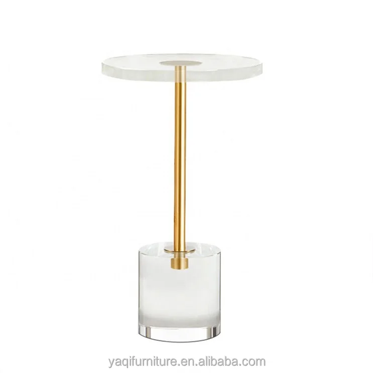 2021 new design clear small acrylic tea side table coffee tables