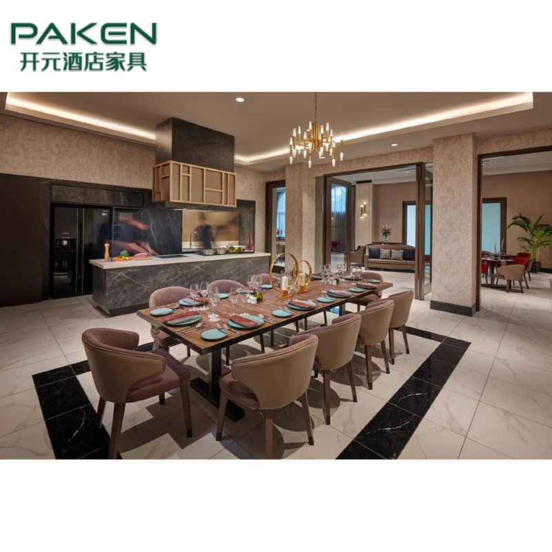 Commercial Hotel Restaurant Furniture Sets Sofa Booth Seating Luxury Modern Tables And Chairs Set For Cafes And Restaurants