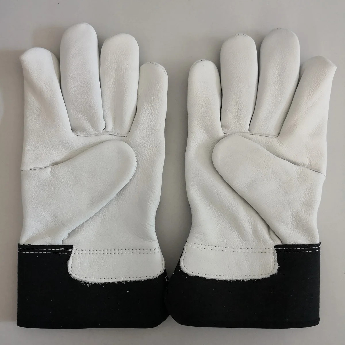 Leather Cheap Working Gloves Rubberized Cotton,  Fleece, Jersey liner Labour Gloves l high quality customize design logo