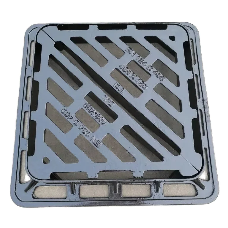 Квадратная решетка 450x450 600x600 B125 C250 D400 крышка люка и рама EN124