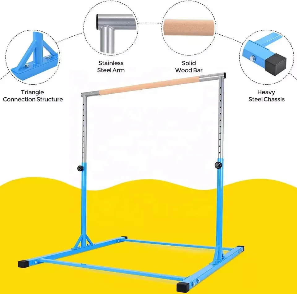 Gymnastics  bar Gym Bar gymnastics Adjustable horizontal bar