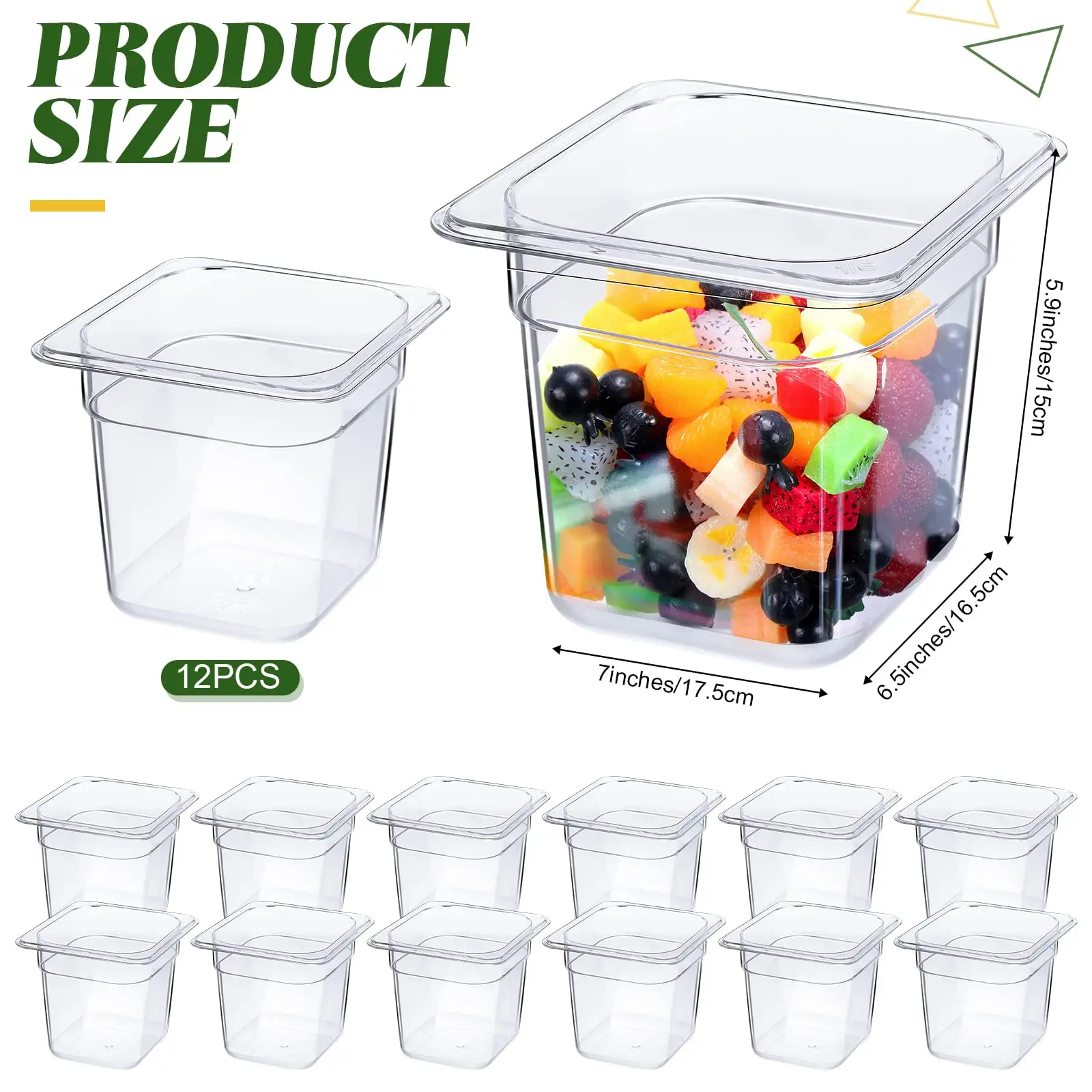 Factory Prices Restaurant Commercial Kitchen Polycarbonate GN Pan Plastic Dish Pans Food Pan For Hotel Restaurant