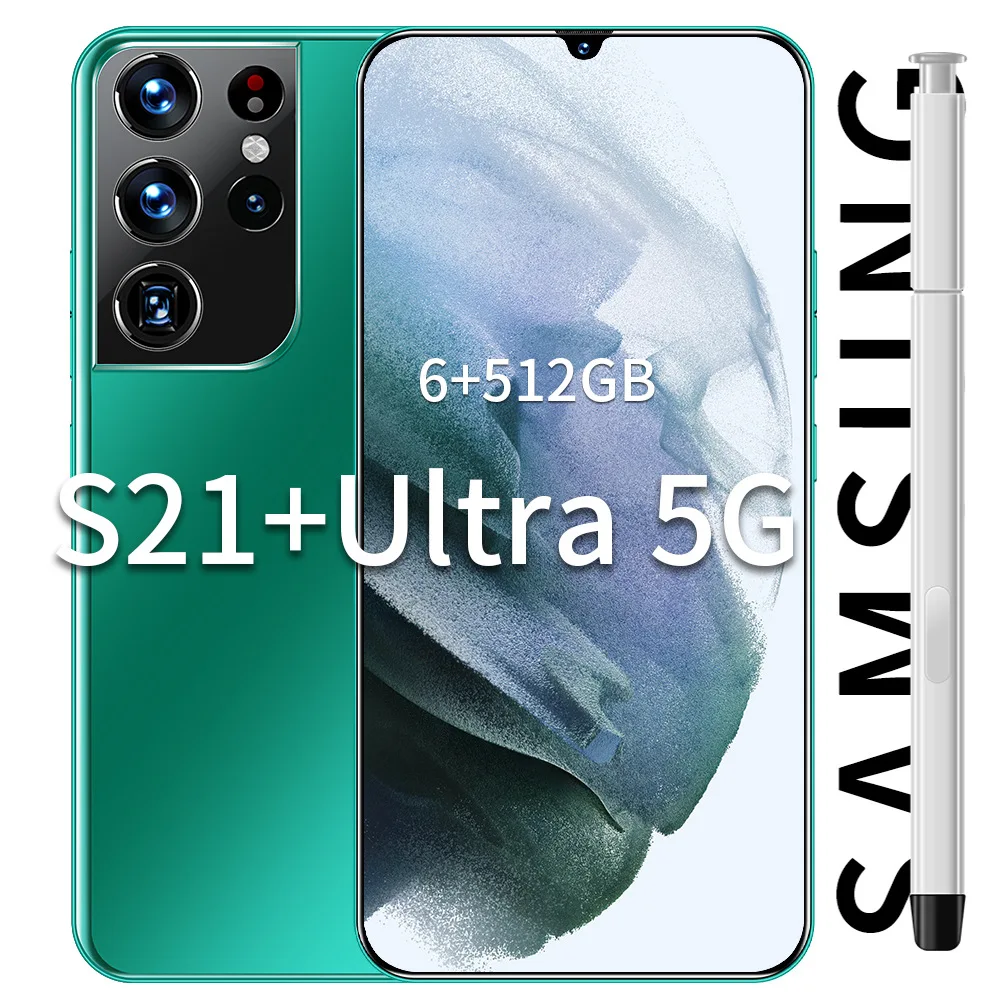 Смартфон S21 5g 2021 дюйма Android 7 3 + 512 Гб 6800