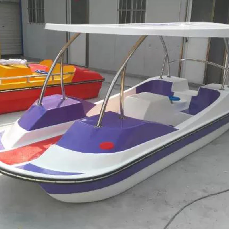 New Style Amusement four person water boat duck Pedal Boat water bike pedal boat for sale