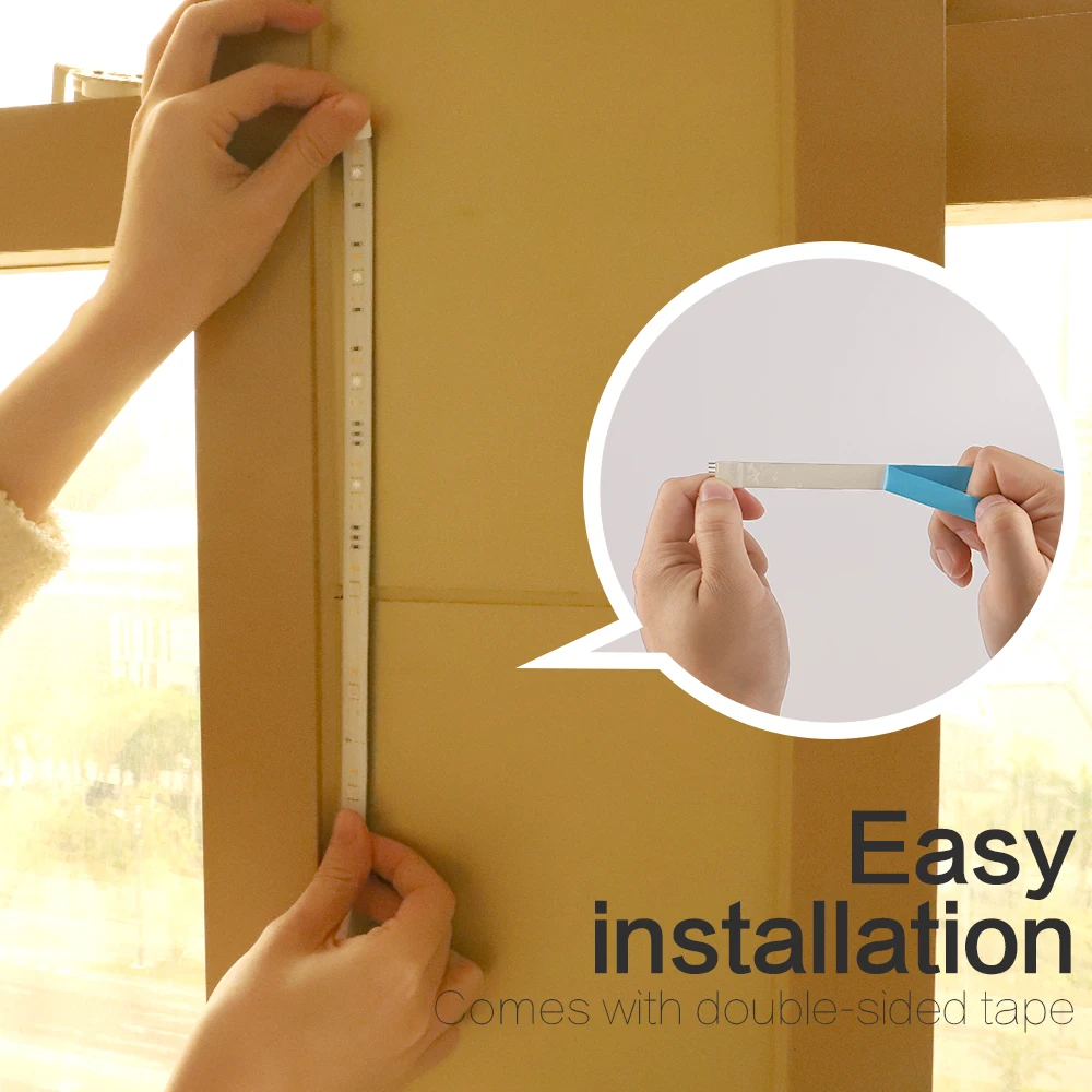 Zemismart 5M LED Light Strip RGBW Light Belt Work with Homekit Tuya Zigbee Smart Light Strip SiriAlexa Google Home Voice Control