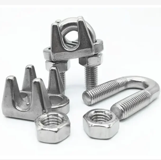 Высококачественные зажимы Handan для троса из углеродистой стали M5 M10 все характеристики DIN741 DIN1142