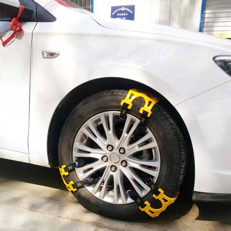 6pcs/set Plastic Winter Snow Car Chain Price for Car SUV Truck