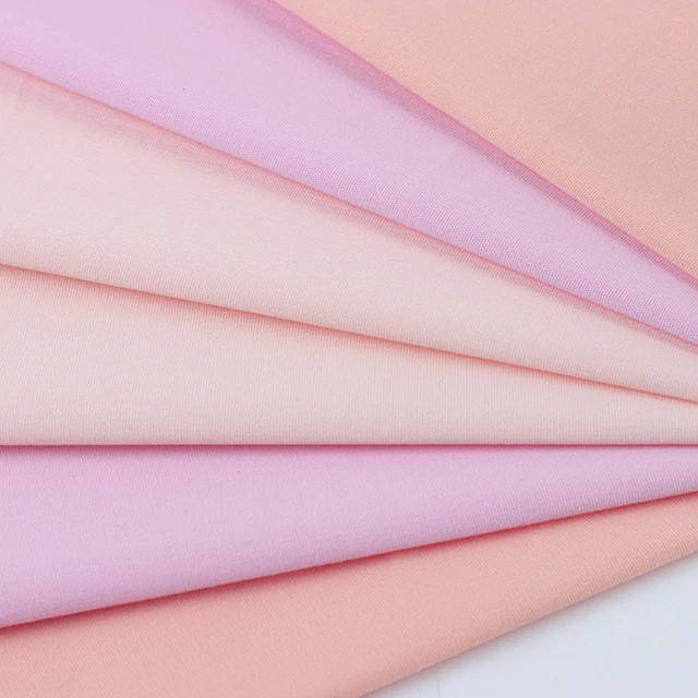 Wholesale high elastic 40 count high density 118gsm plain soft cotton brocade fabric for shirts and dresses