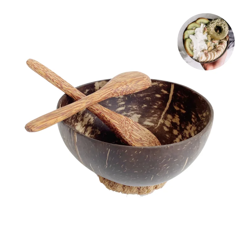 Higher quality wholesale coconut bowls indonesia Sustainable and Organic Option for Smoothie Bowls