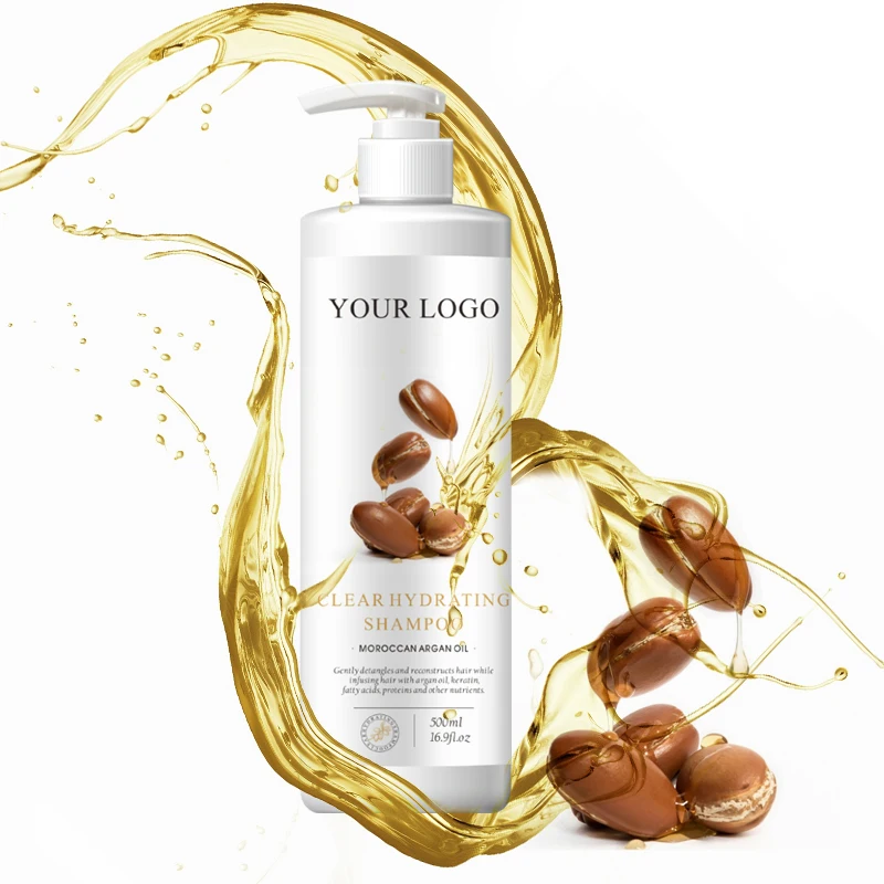 Wholesale OEM Natural Hair Care Products Moroccan Argan Oil Shampoo And Conditioner