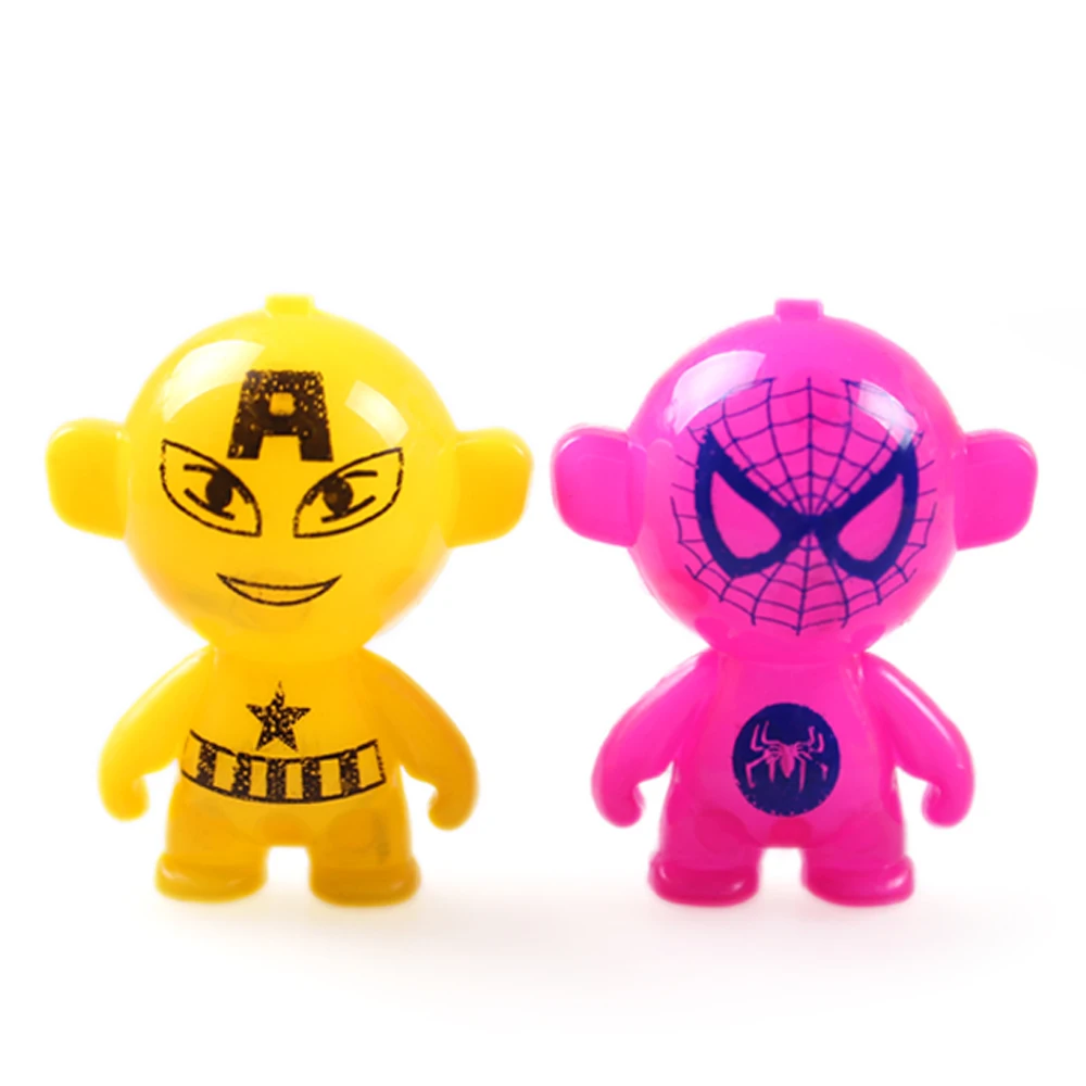 WJ-2105 Модные индивидуальные рисунок дешевые цены 3D пластик супергерой маленький размер Модель Рисунок игрушки для детей