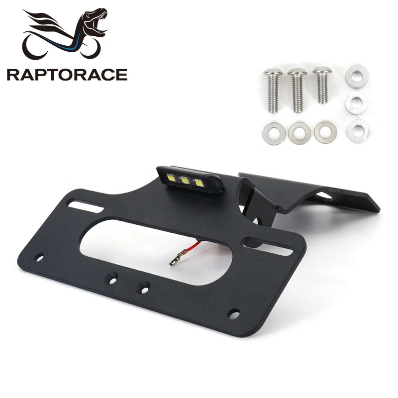 Raptorace fit for HONDA CRF300L Fender aftermarket aluminum number license plate holder fender eliminator tail tidy