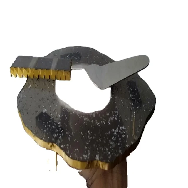 
most trending resin Cake tray with Spoon for wholesale and bulk custom logo design cake tray for party and all occasion 