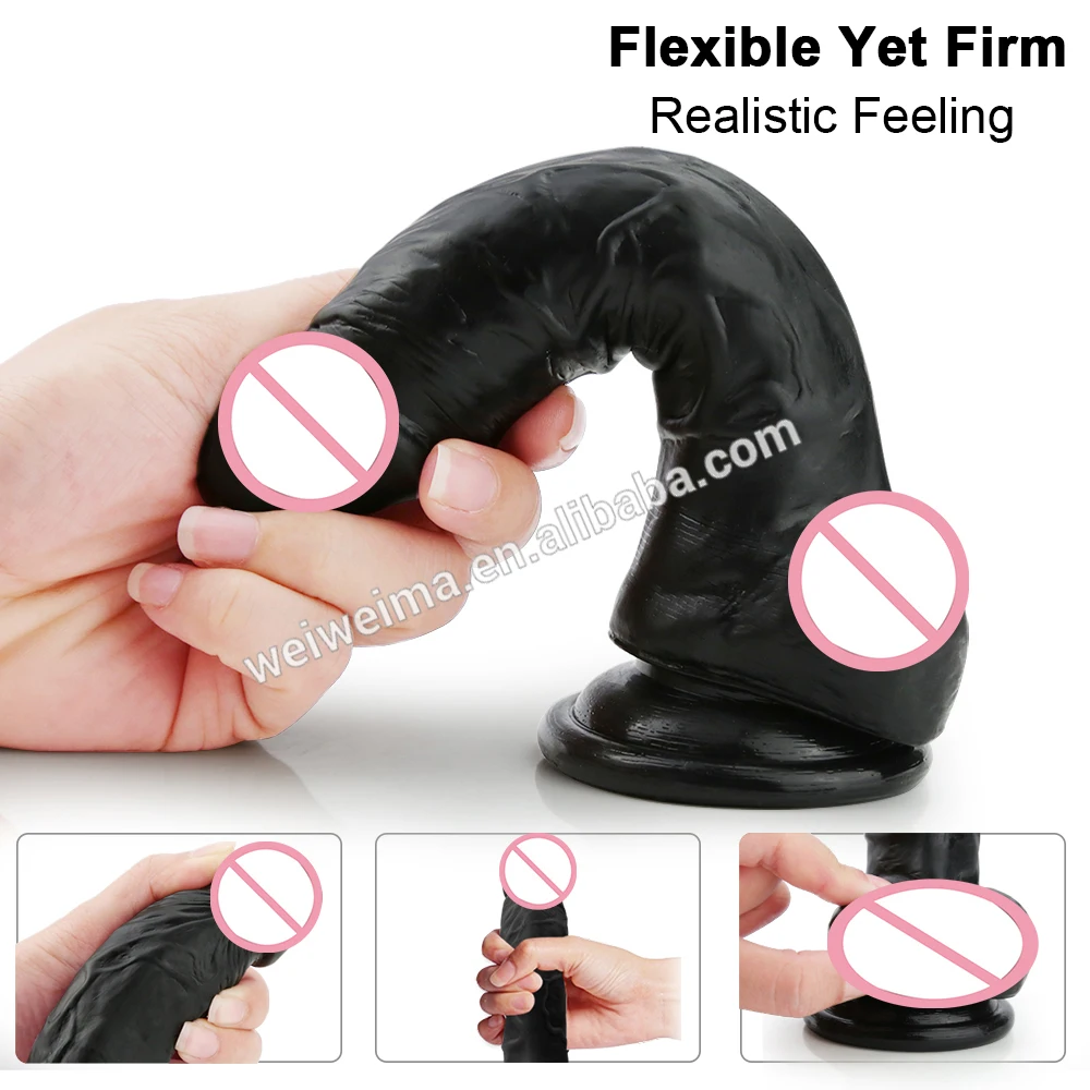 
PALOQUETH hot selling medical big black cock silicone sex toy dildo for men masturbation 
