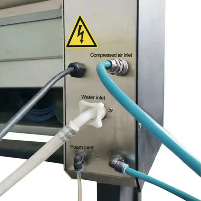 Car mat cleaner Automatic carpet cleaning machine with foam cleaning and drying function Car floor mat washer