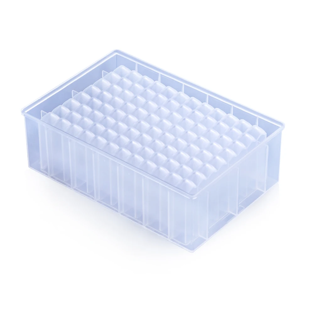 Polypropylene,2.3ml Reaction plate 96 Square V Bottom Deep Well Plate Nunc No. 95040452 for DNA/RNA extraction
