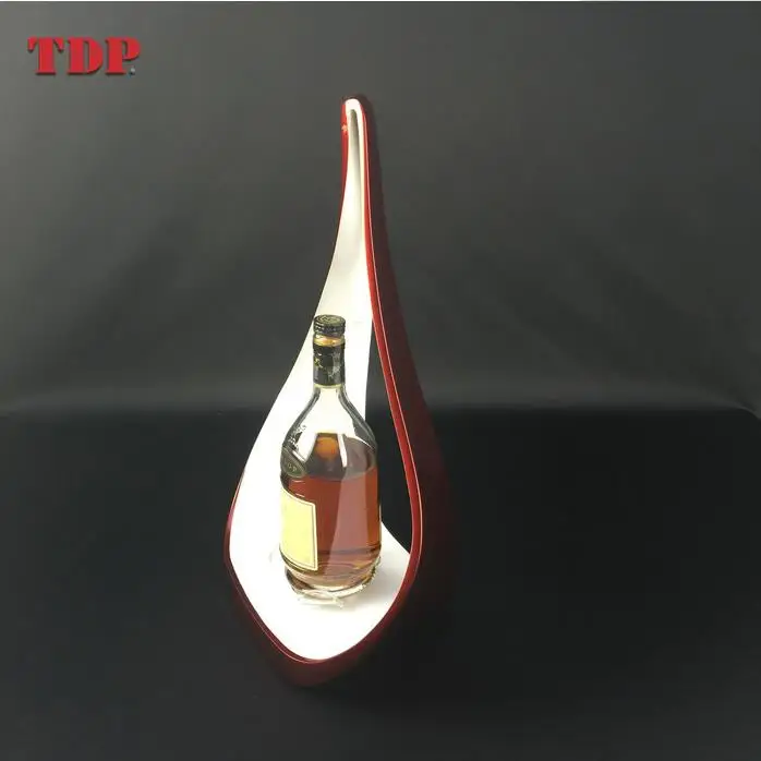 LED Lighting Display Base Custom Design Acrylic Wine Bottle Glorifier Design for Retail Market