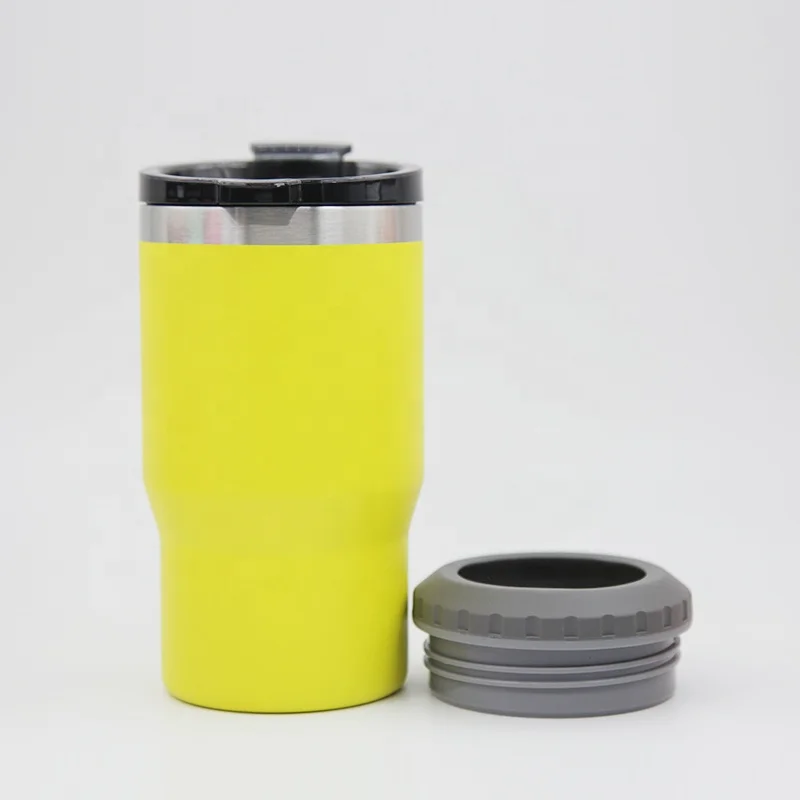 RTS 14oz can beer cooler stainless steel 304 Vacuum Insulated 14oz Drinking Cup 4 in 1 Beer Chiller