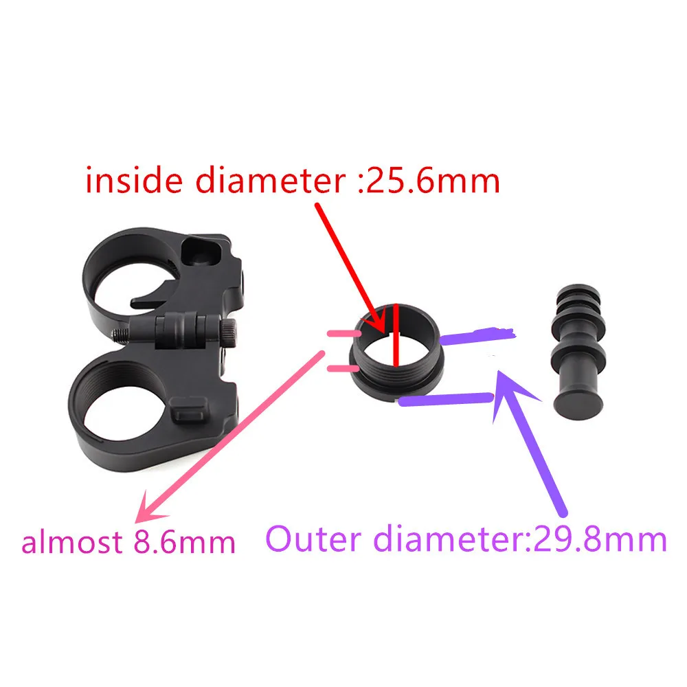 Hunting Gen 3 Folding Stock Adapter Shooting Accessories Black High Quality Metal Third Generation Folding Stock Adapter