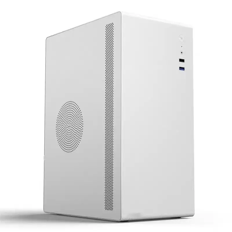 Customized Wholesale computer parts accessories cabinet case desktop tower OEM ATX slim micro computer case optional  handle