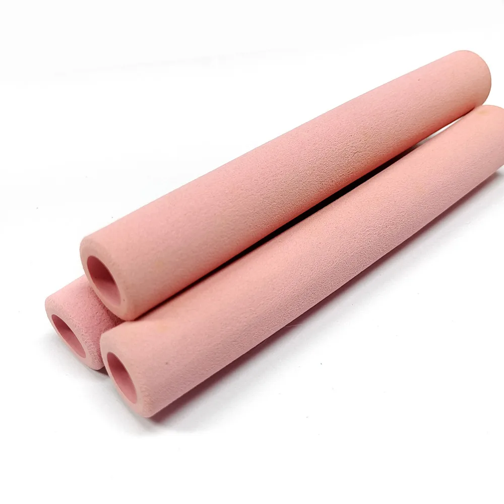 Custom high density 3.5 inch soft EVA foam protective cylinder and EPE foam rubber tube for packing eva foam material rollers