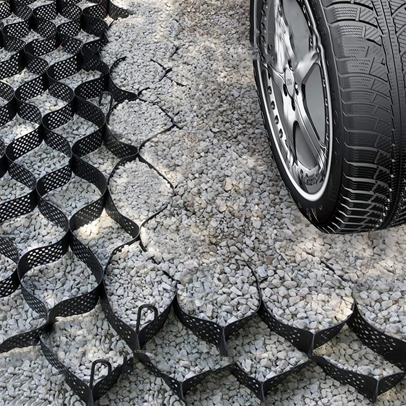 Geocell 75-330 Driveway Gravel Plastic Grass Paver Grid Slope protection Parking Lot Road Soil Stabilizer Hdpe Geocells
