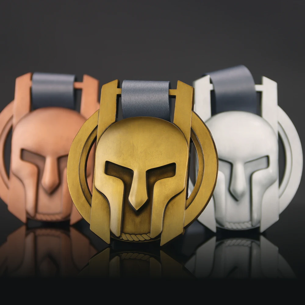 Factory Price Custom Funny Cartoon Marathon Shark Medal