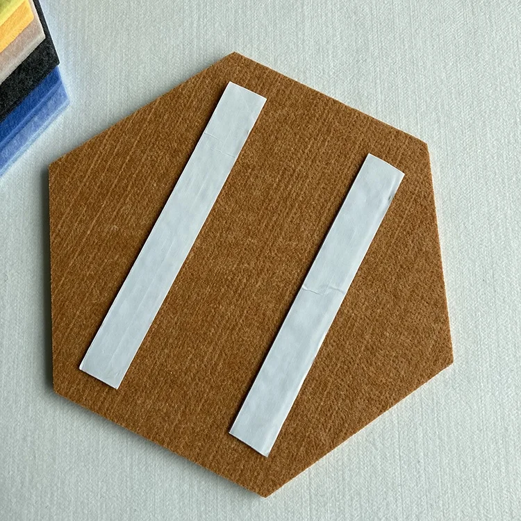 
Felt Bulletin Board Tiles Push Pins Memo Board for Notes/Photos/Office Home Wall Decoration 