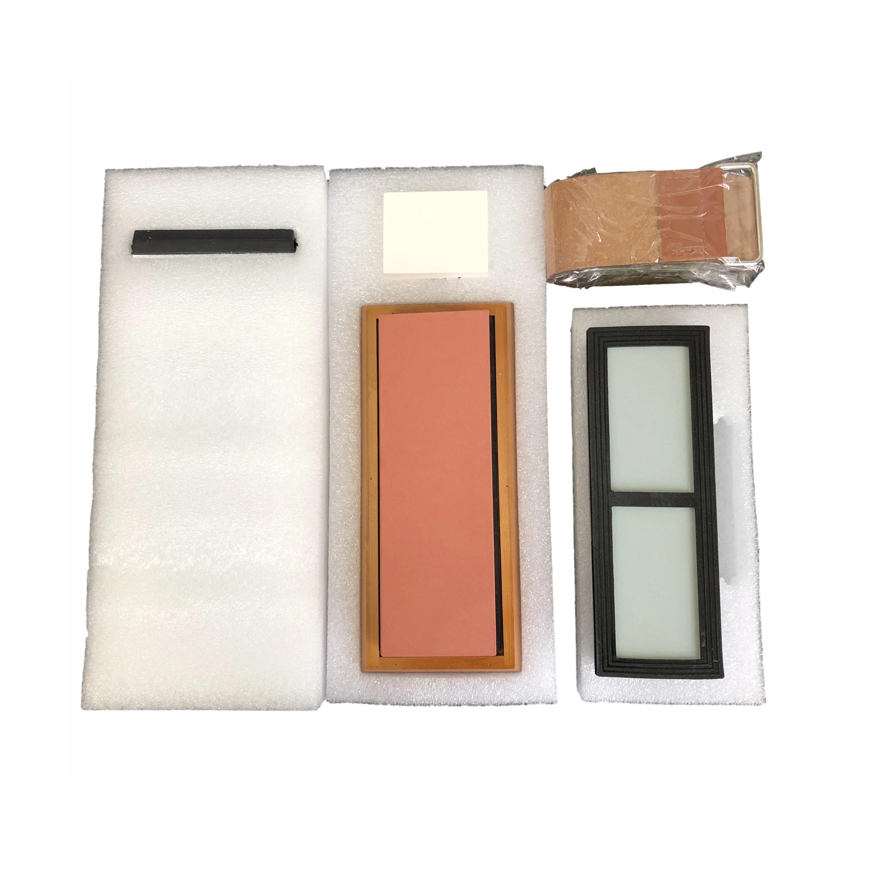 Premium Dual Grit Whetstone Complete Knife Sharpening Stone Set 400/1000 3000/8000 with Leather Strop Bamboo Base Angle Guide