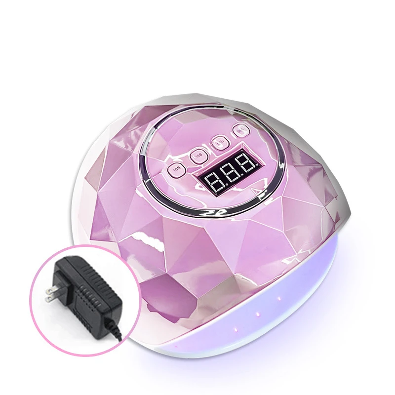 New Diamond Bright Color, Professional Rechargeable 110W LED Nnail Polish Salon Curing Lamp Salon Gel Lamp With UV Light