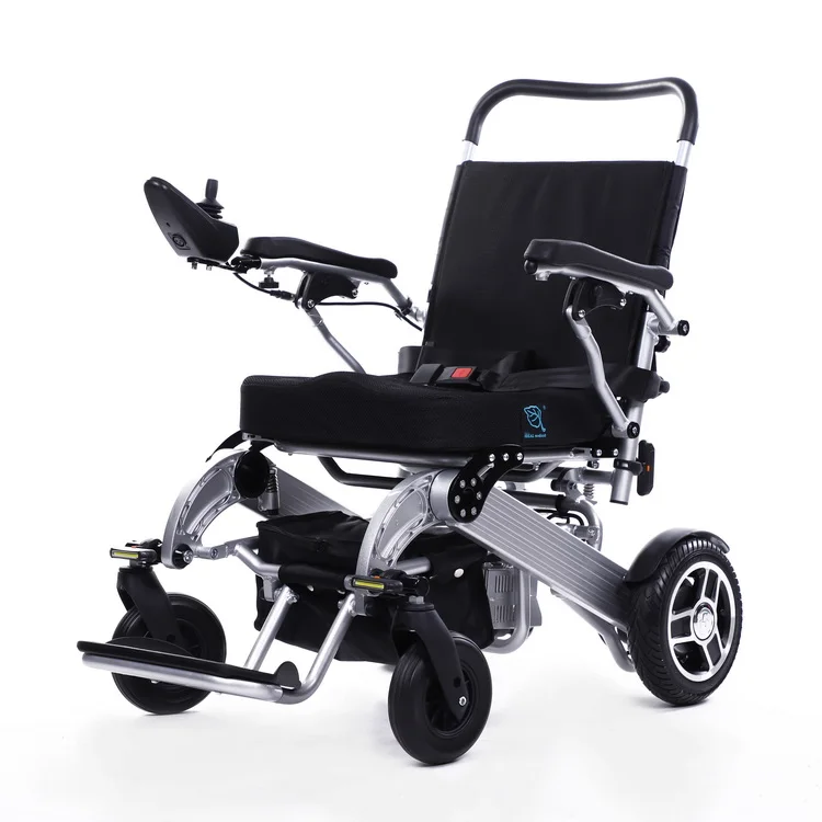 Professional 500W Brushless Motor Aluminum Foldable Electric Wheelchair