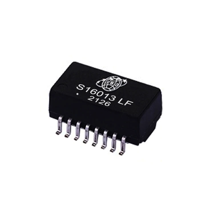 S16013LF H1102NL  Single Port 100 Base-T 16pin SMD Network lan transformer link pp lan transformer